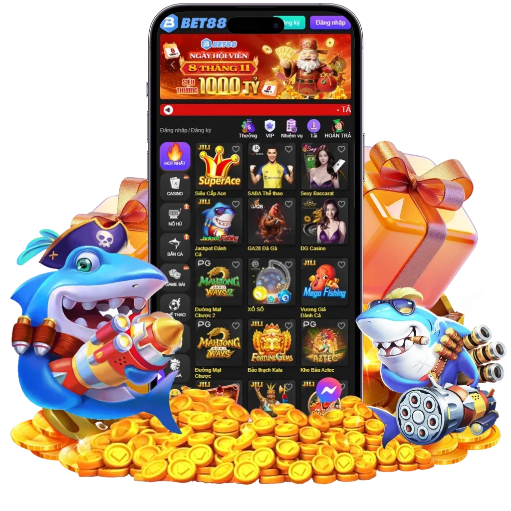 Giao diện BET88 trên thiết bị di động